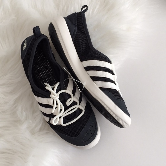 adidas Shoes - NWT Navy blue Adidas Climacool Boat Slee